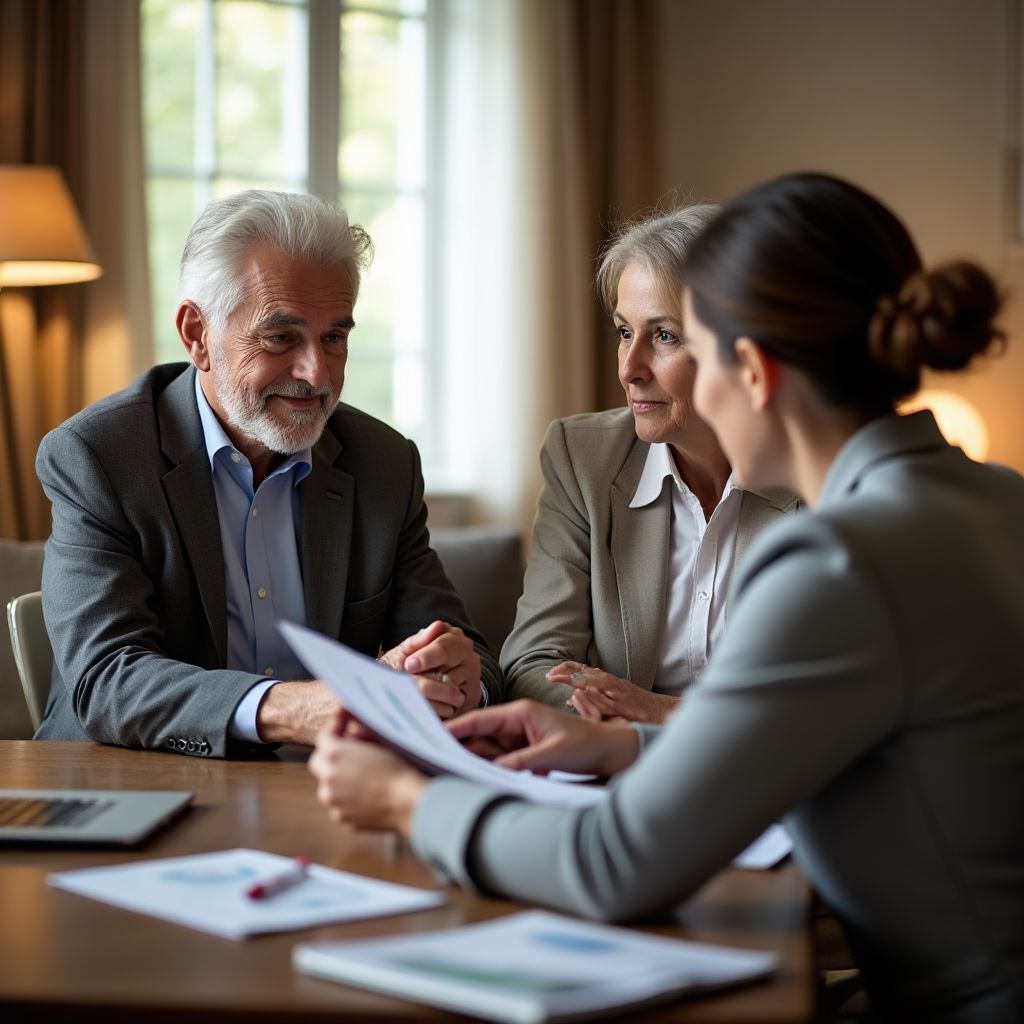 Retraité optimisant ses investissements