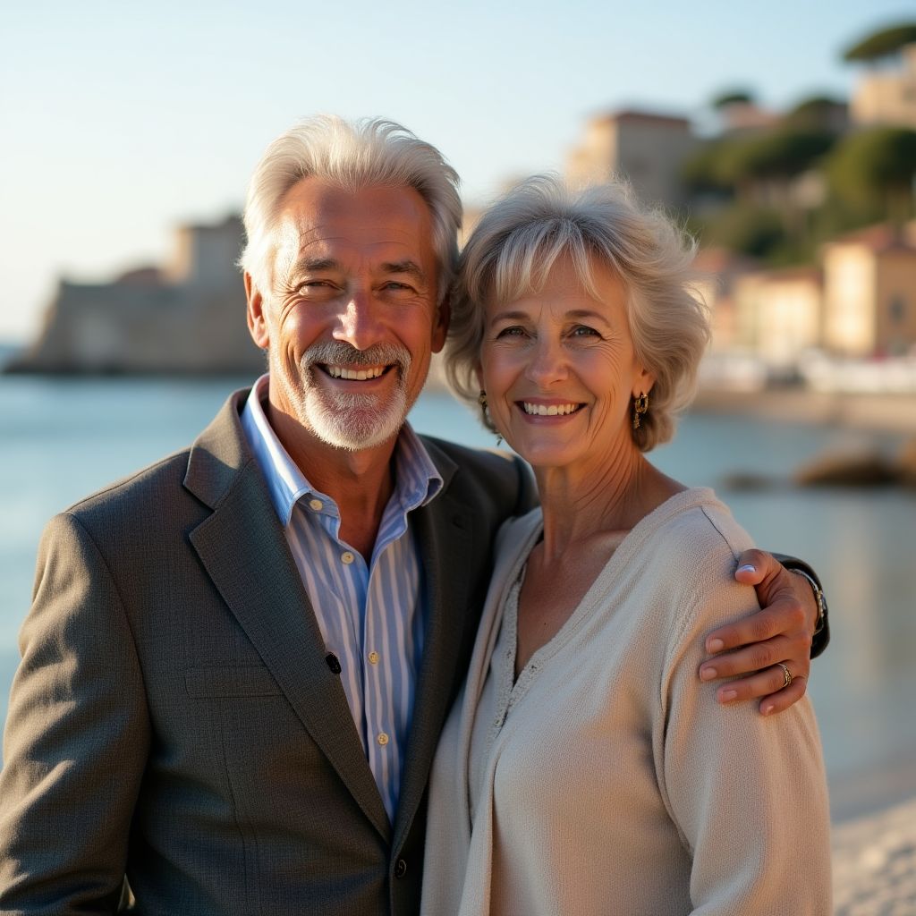 Françoise et Pierre Dumont, retraités à Nice